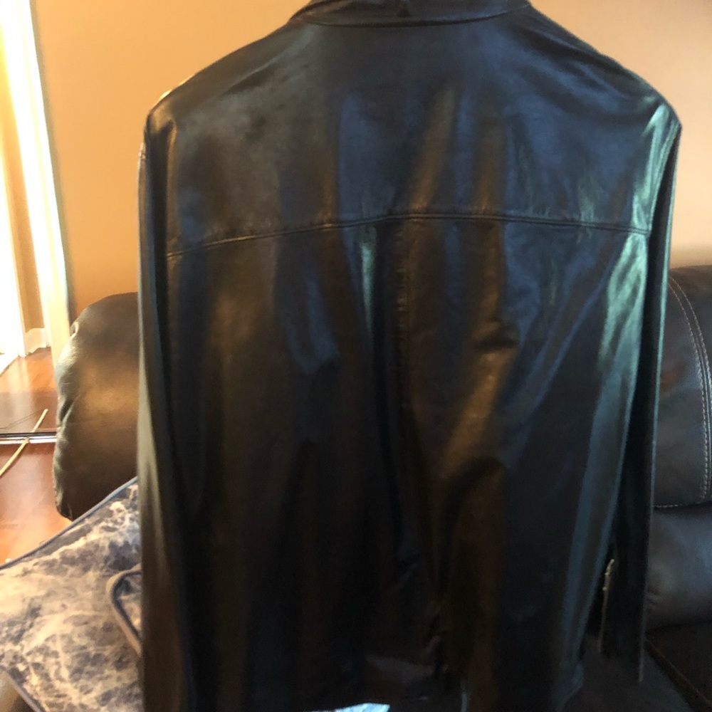 Versace Leather Jacket - image 3